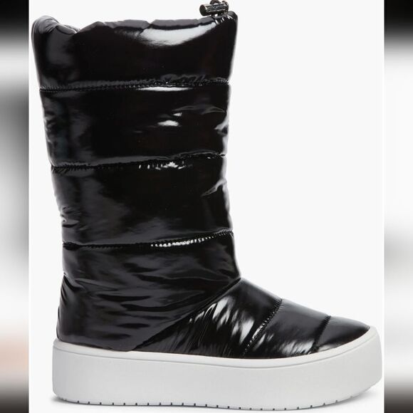 New Jeffrey Campbell Snowed 2 Platform Black Winter Plush Comfortable Boot 5.5 - Picture 1 of 6